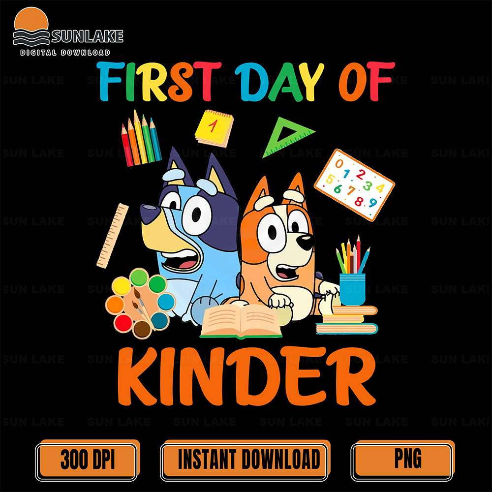 Bluey-Bingo-First-Day-Of-Kinder-Png
