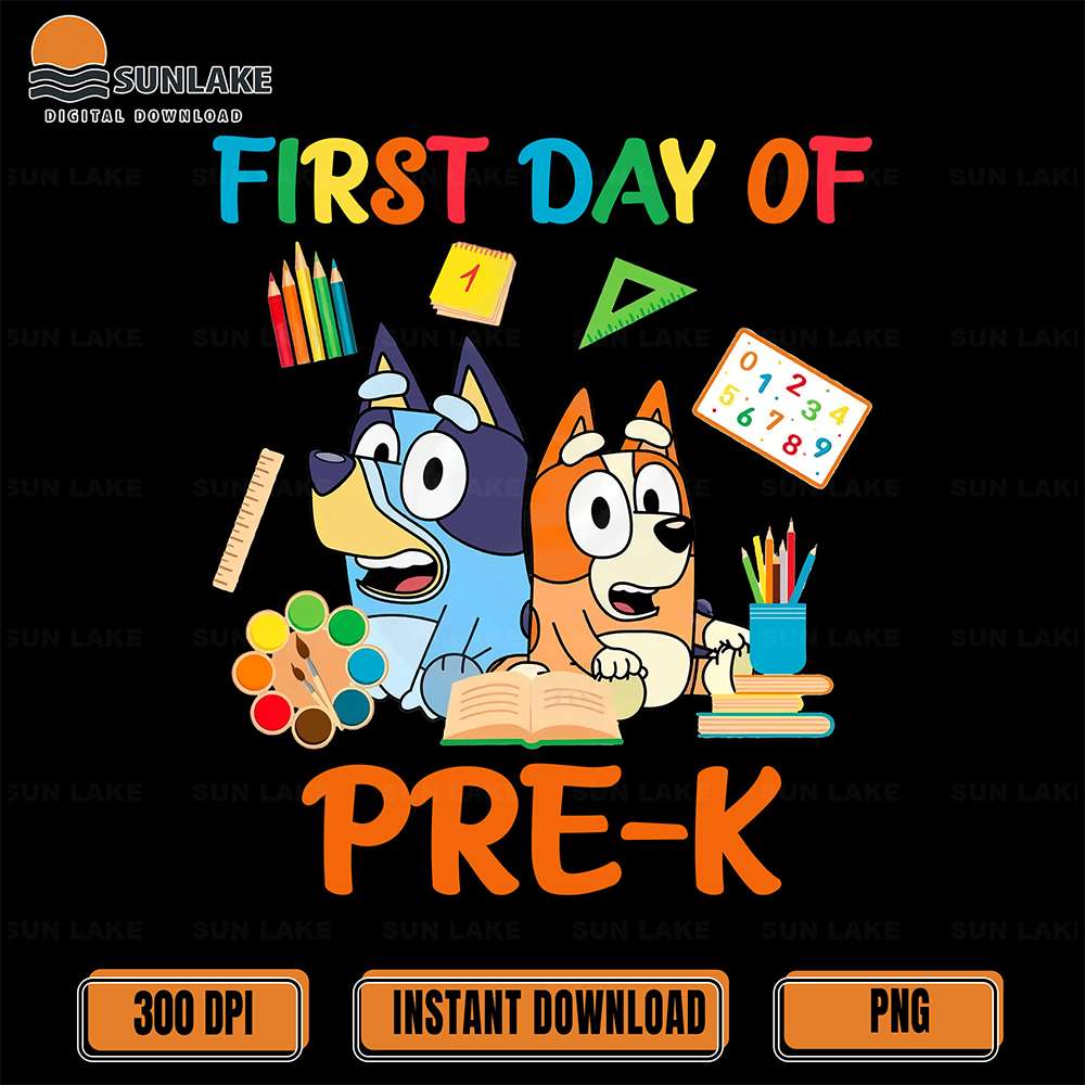 Bluey-Bingo-First-Day-Of-Pre-K-Png