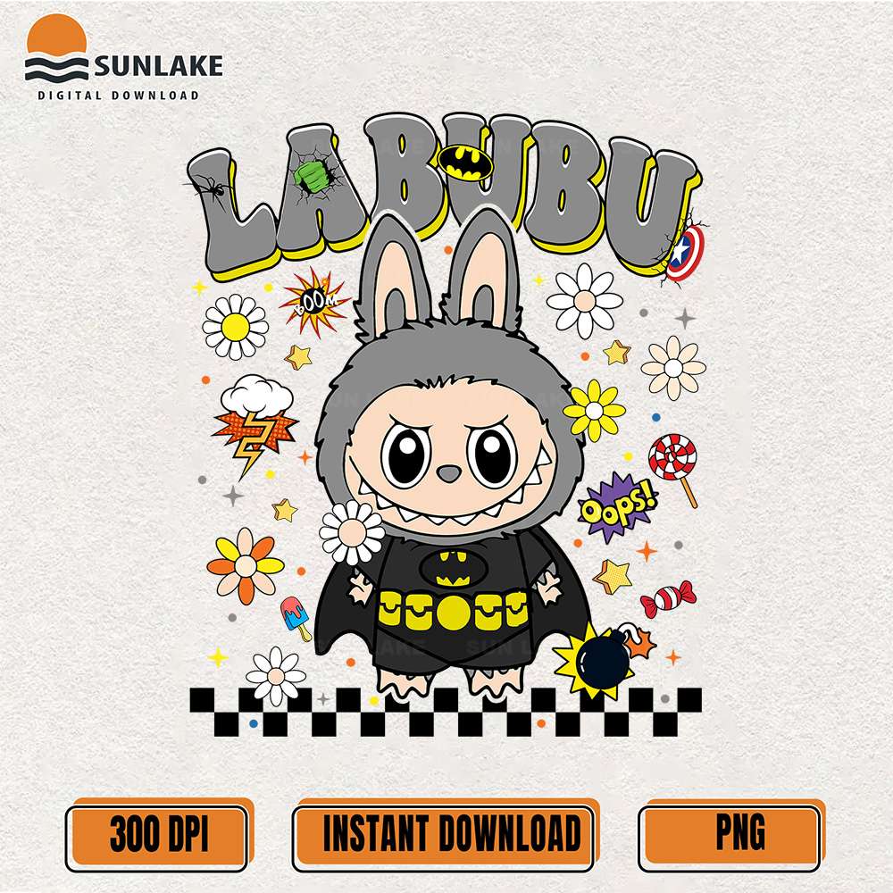 Cute-Labubu-Batman-Png