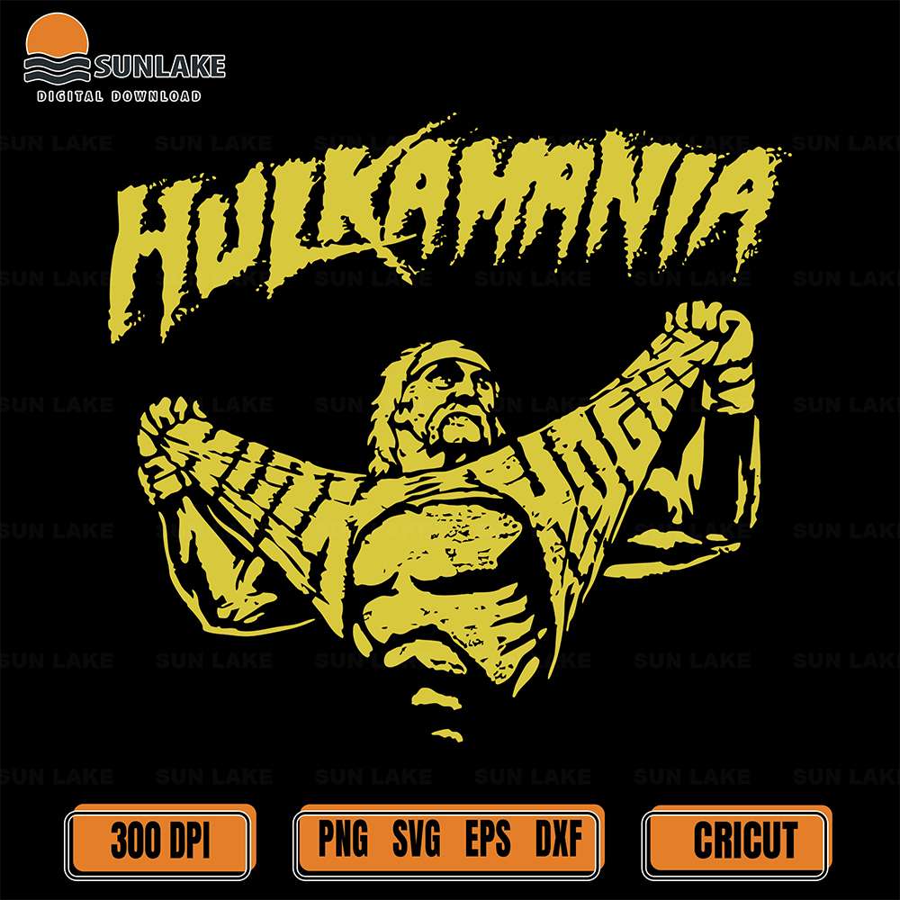 Hulk-Hogan-Hulkamania-Svg