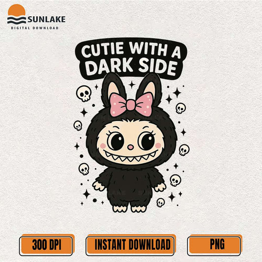 Black-Labubu-Cutie-With-A-Dark-Side-Png