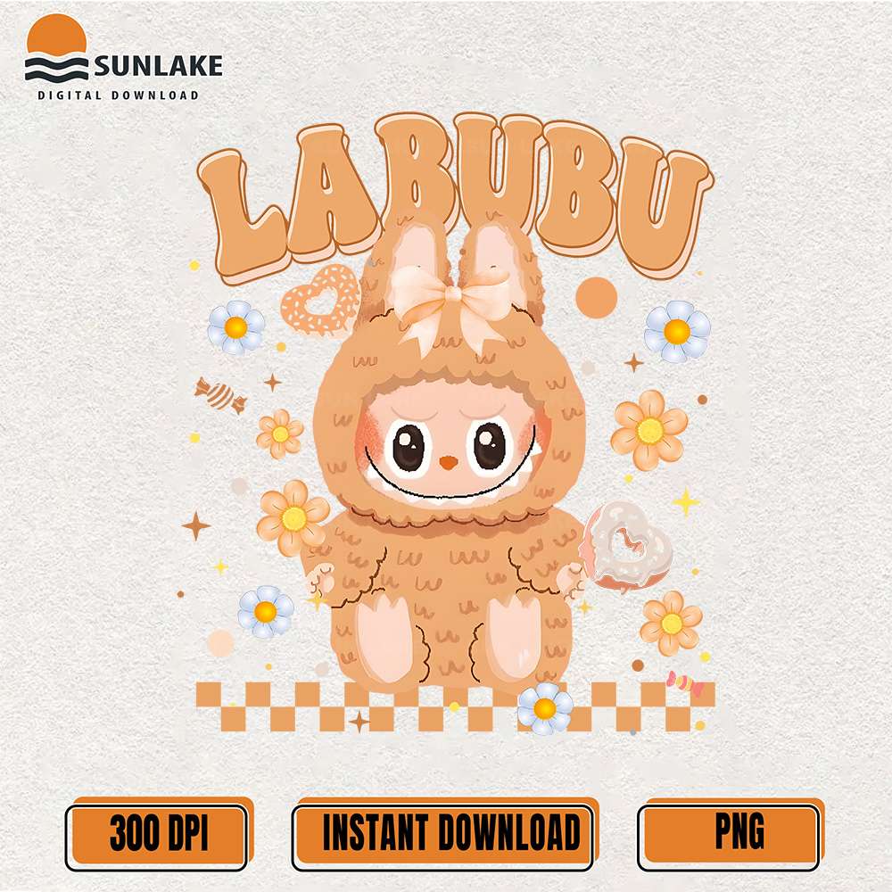 Caramel-Labubu-Bunny-Png