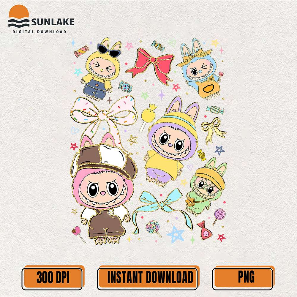 Coquette-Labubu-Bunny-Png