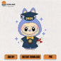 Cute-Blue-Labubu-Graduation-2025-Png