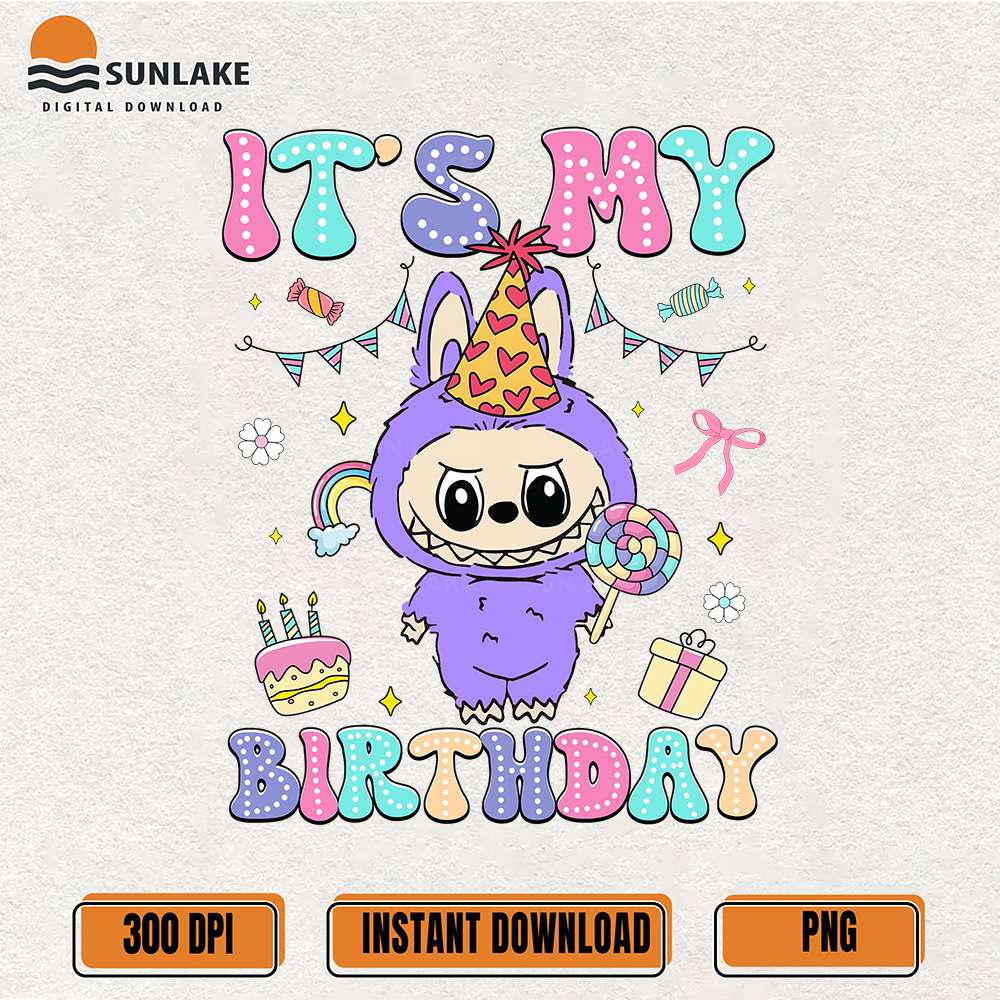 Cute-It-s-My-Birthday-Purple-Labubu-Png