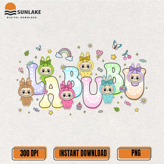 Cute-Kawaii-Labubu-Letters-Png