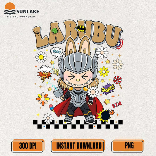 Cute-Labubu-Thor-Png