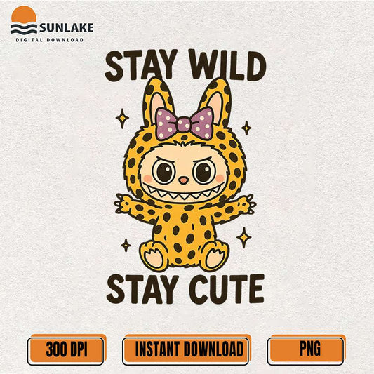 Cute-Labubu-Wild-Leopard-Costume-Png-Stay-WildStay-Cute-Kawaii-Bunny-Png