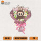 Labubu-Brown-Bunny-Bouquet-Kawaii-Floral-Png