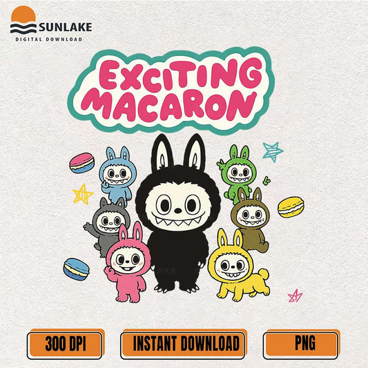 Labubu-Exciting-Macaron-Characters-Png