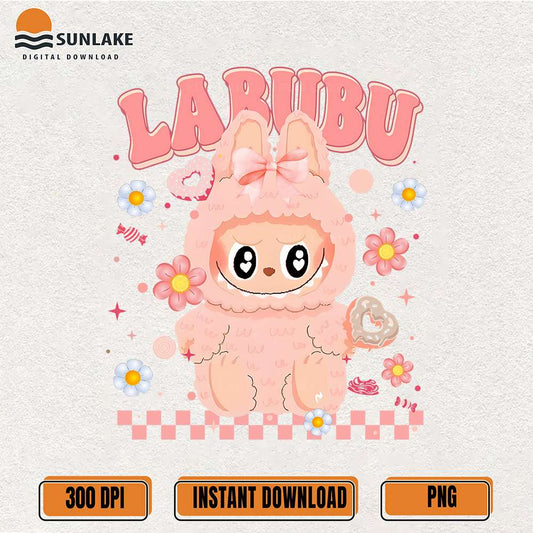 Pink-Labubu-Bunny-Cute-Kawaii-Character-Png