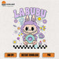 Purple-Labubu-Bunny-Donut-Kawaii-Character-Png
