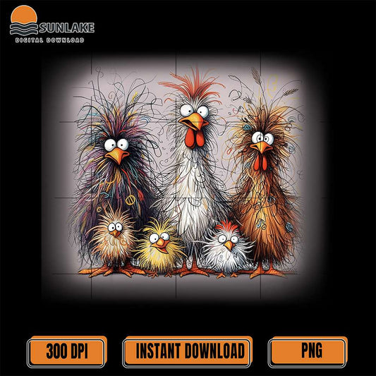 eagerlys-colorful-funny-chicken-art-png